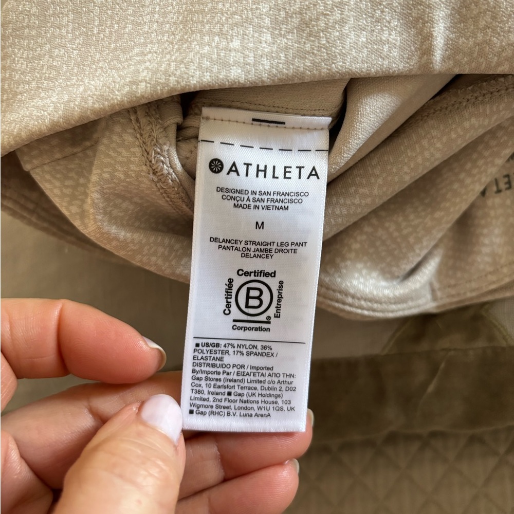 Athleta Delancey Straight Leg Pant -Sz M - Picture 6 of 9